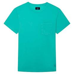 HACKETT LONDON Herren GMT Dye Tee T-Shirt, Aqua, XL von Hackett London