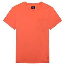 HACKETT LONDON Herren GMT Dye Tee T-Shirt, Korallenrot, XL von Hackett London