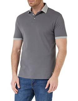 HACKETT LONDON Herren Marl Trim Polo Polohemd, Brown (Iron Grey), XL von Hackett London