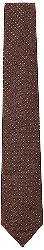 HACKETT LONDON Herren Mini Dot Tie Krawatten, Braun (Brown), One Size von Hackett London