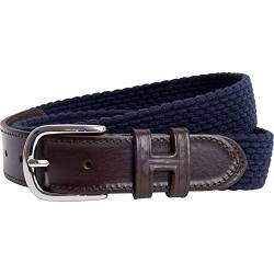 HACKETT LONDON Herren Parachute Belt Gürtel, Blue (Navy), L von Hackett London