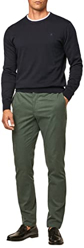 HACKETT LONDON Herren Perfect Tencel Chino Hose, Dark Green, 28W/32L von Hackett London