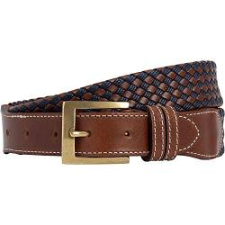 HACKETT LONDON Herren Plait Lthr Cord Belt, Blue, 38 von Hackett London