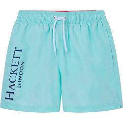 HACKETT LONDON Jungen Branded Volley Badehose, Spearmint, 7 Years von Hackett London