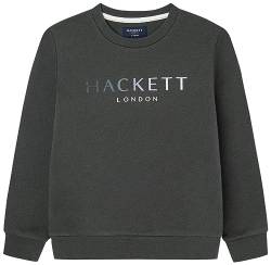 HACKETT LONDON Jungen Hackett Crew Sweatshirt, Grün (dunkelgrün), 9 Years von Hackett London