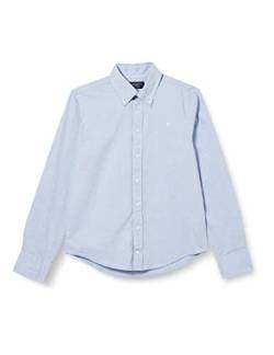 HACKETT LONDON Jungen Washed Oxford Hemd, Sky 1, 7 Years von Hackett London