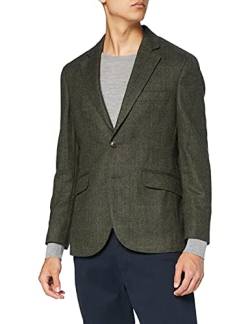 HACKETT LONDON Mens Wl/Co/Ca Green Chk Ep Jacket, 6AZGREEN/Multi, 42W/30L von Hackett London