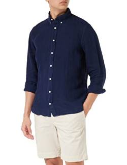 Hackett Garment Dyed Linen B Long Sleeve Shirt XS von Hackett London