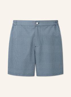 Hackett London Badehose Grid Tailored blau von Hackett London