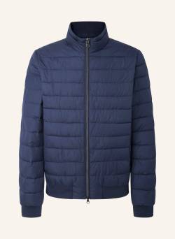 Hackett London Daunenjacke Ultra Lw Moto blau von Hackett London