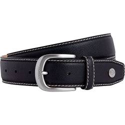 Hackett London Herren CNT Stitch Belt, Black, 32 von Hackett London