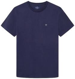Hackett London Herren Classic Ss Tshirt T-Shirt, Blue (Navy), XXL von Hackett London