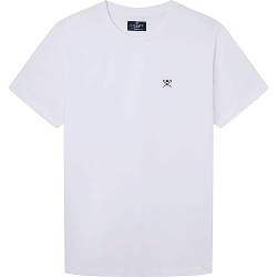 Hackett London Herren Classic Ss Tshirt T-Shirt, White (White), M von Hackett London