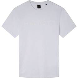 Hackett London Herren Essential Tee T-Shirt, White (White), M von Hackett London