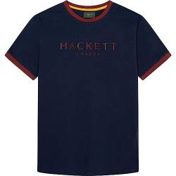 Hackett London Herren Heritage Classic Tee T-Shirt, blau (Marineblau), XS von Hackett London