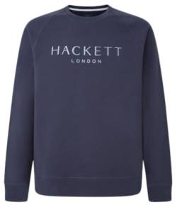 Hackett London Herren Jason Monk Sweatshirt, Blau (Navy), XL von Hackett London