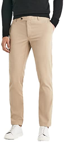 Hackett London Herren Kensington Slim Chino Pants, Brown (Oatmeal), 34W/30L von Hackett London