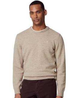 Hackett London Herren Lammwolle Crew Pullover, Braun (Tan), XXXL von Hackett London