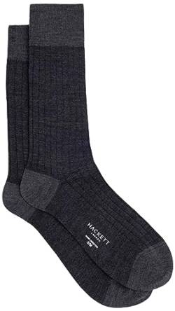 Hackett London Herren Merinosocken Socken, Grau, L von Hackett London