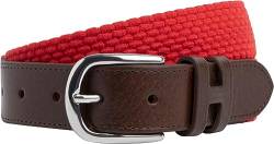 Hackett London Herren Parachute Belt Gürtel, Rot (Ziegelstein), L von Hackett London