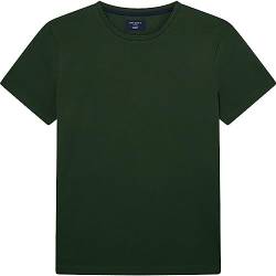 Hackett London Herren Pima-Baumwolle T-Shirt, Grün (dunkelgrün), S von Hackett London