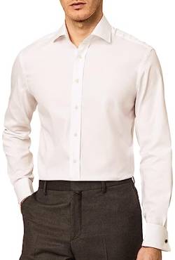 Hackett London Herren Pinpoint Dc Shirt, White (White), 15.5 von Hackett London