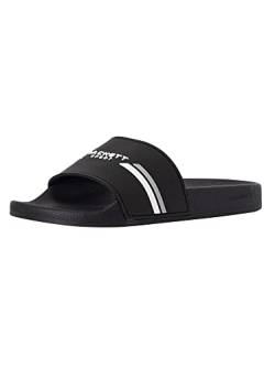 Hackett London Herren Slider Sport Schiebe-Sandalen, Black (Black), 39.5 EU von Hackett London