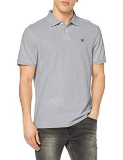 Hackett London Herren Slim fit logo Polo Shirt, 913light Grey Marl, XL EU von Hackett London