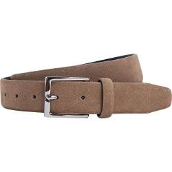 Hackett London Herren Suede Feather Edge Belt, TAN, 26 von Hackett London