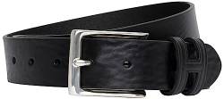 Hackett London Herren Tack Stitch H Keeper Belt, Black (Black), 32 von Hackett London