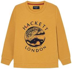 Hackett London Jungen Artwork Crew Sweatshirt, Gelb (Senf), 3 Jahre von Hackett London