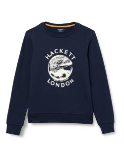 Hackett London Jungen Artwork Crew Sweatshirt, blau (Marineblau), 3 Jahre von Hackett London