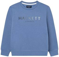 Hackett London Jungen Hackett Crew Sweatshirt, Blau (Steel Blue), 13 Jahre von Hackett London