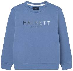 Hackett London Jungen Hackett Crew Sweatshirt, Blau (Steel Blue), 7 Jahre von Hackett London