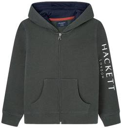 Hackett London Jungen Hackett Fz Hoody Kapuzenpullover, Grün (dunkelgrün), 13 Jahre von Hackett London