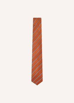 Hackett London Krawatte Solid Stripe rot von Hackett London