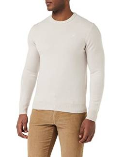 Hackett London Men's Lambswool Crew Pullover Sweater, Ecru, XL von Hackett London