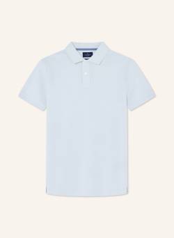 Hackett London Piqué-Poloshirt Slim Fit blau von Hackett London