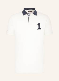 Hackett London Piqué-Poloshirt weiss von Hackett London