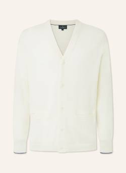 Hackett London Strickjacken Cardigan Knit Cardigan weiss von Hackett London