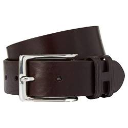 Hackett Tack Stitch H Keeper Leather Belt 32 von Hackett London