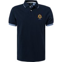 HACKETT Herren Polo-Shirt blau Baumwoll-Piqué Classic Fit von Hackett