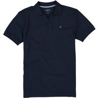 HACKETT Herren Polo-Shirt blau Baumwoll-Piqué Classic Fit von Hackett