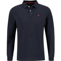 HACKETT Herren Polo-Shirt blau Slim Fit von Hackett