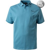 HACKETT Herren Polo-Shirt blau Baumwoll-Piqué von Hackett
