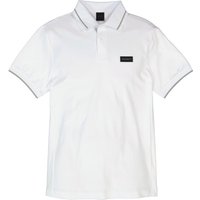 HACKETT Herren Polo-Shirt weiß Baumwoll-Jersey von Hackett