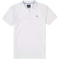 HACKETT Herren Polo-Shirt weiß Baumwoll-Piqué Classic Fit von Hackett