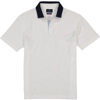 HACKETT Herren Polo-Shirt weiß Baumwoll-Piqué Slim Fit von Hackett