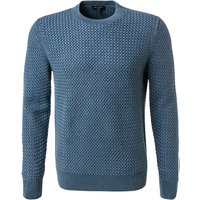 HACKETT Herren Pullover blau Baumwolle unifarben von Hackett