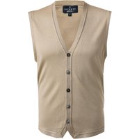 HACKETT Herren Strickweste beige unifarben von Hackett